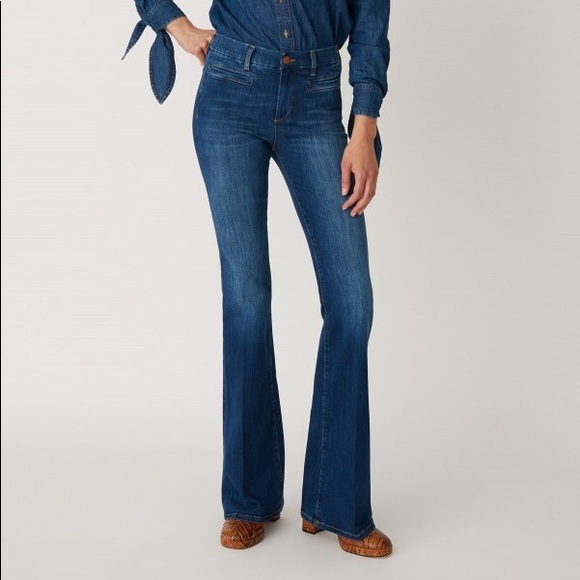 M.i.h. Jeans Marrakesh High Rise Kick Flare - Picture 1 of 9